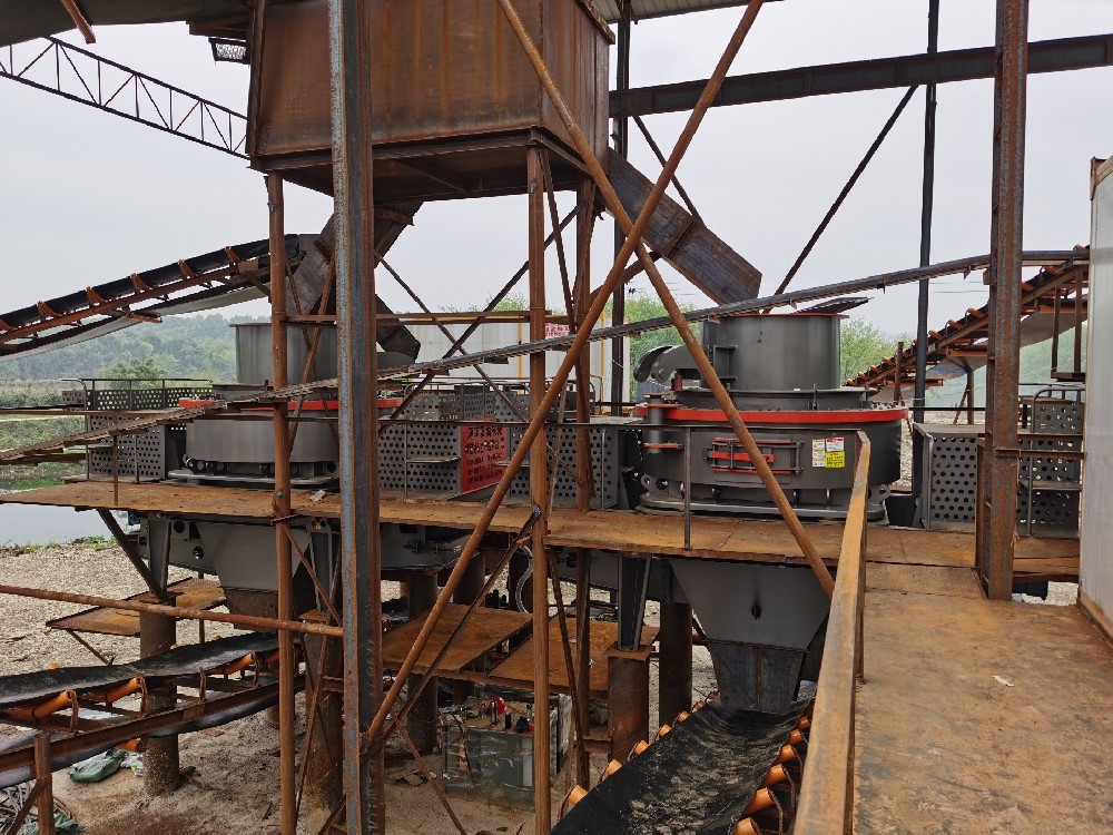 福建三明購買安舜機械石料線生產現場